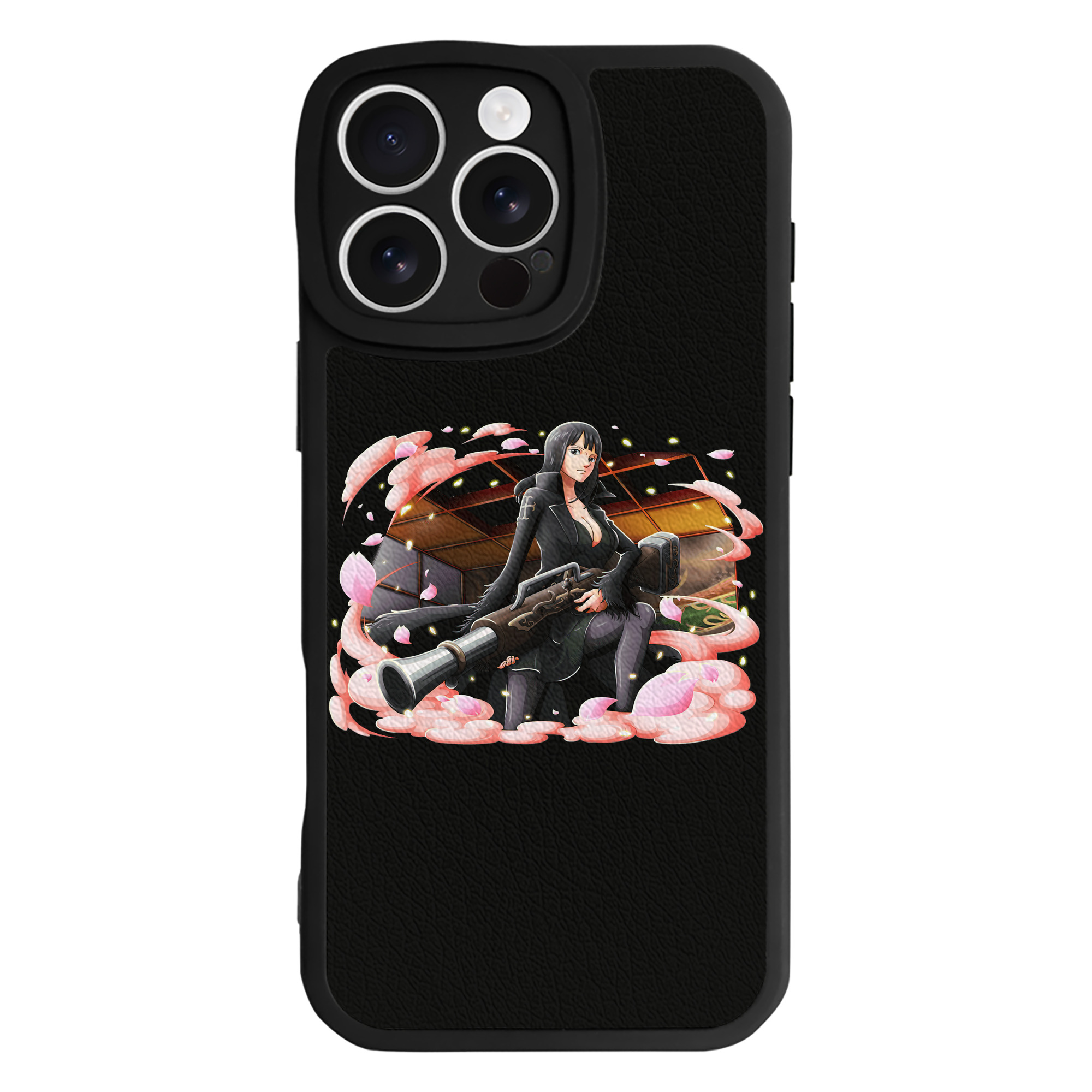 （画像用） ワンピース ニコ・ロビン ONE PIECE Nico Robin 【iPhone 16シリーズ対応】シリコンスマホケース（レザー調） 材質：シリコン
